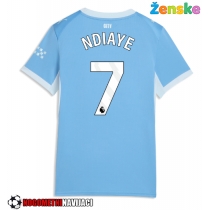 Ženske Nogometnih dresov Manchester City Iliman Ndiaye #7 Domači 2026-27 Kratki rokavi